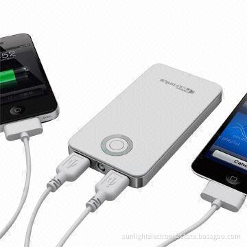 5,600mAh Capacity USB Battery Chargers/Power Banks for iPhone/iPad/HTC/Samsung/MP3/PDA